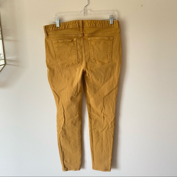 Vintage Eddie Bauer Mustard Yellow Skinny Jeans - Picture 6 of 9